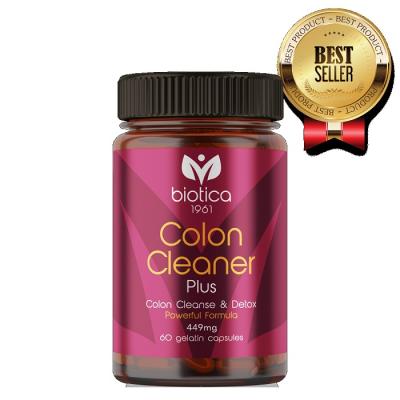 Колон Клийнър / Colon cleaner плюс капсули 449мг х 60 Biotica